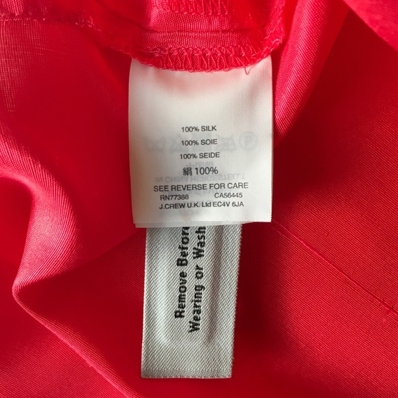 J.Crew One-Shoulder Silk Shantung Top - Picture 7 of 9